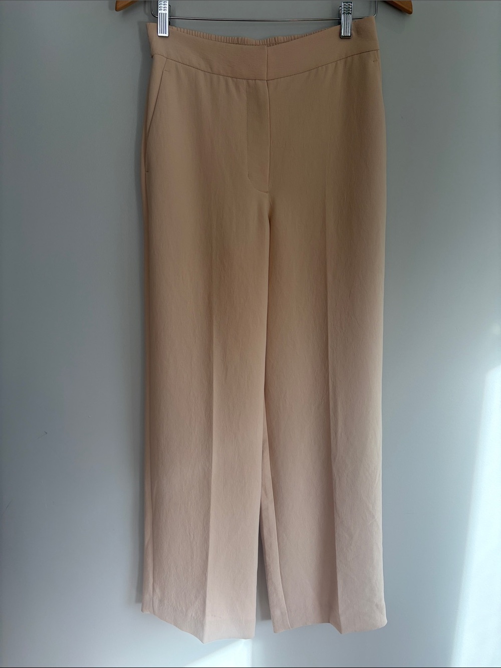 Wilfred by Aritzia Cream Wide Leg Trousers – Size 4